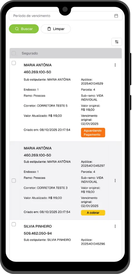 Portal Pay2B - Mobile