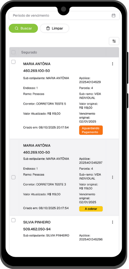 Portal Pay2B - Mobile